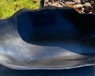 Large Leaf Shaped Center Bowl