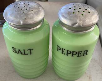 Jadeite Salt and Pepper