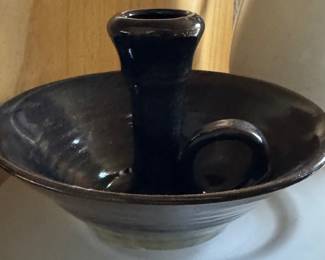 N.C. Pottery Candle Holder
