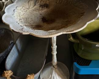 Small Cast Iron Bird Bath