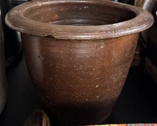 Old N.C. Pottery Cream Riser