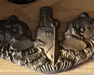 Brass Submarine Service Plaque