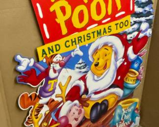 Winnie the Pooh Christmas Standee