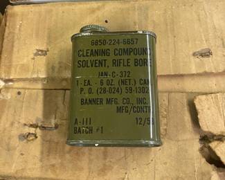 Korean War Rifle Bore Solvent