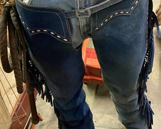 Denim Blue Jeans and Chaps