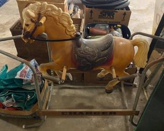 Vintage Charger Rocking Horse
