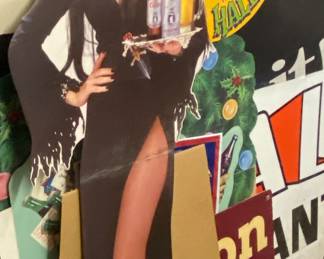 Elvira Coors Light Halloween Standee
