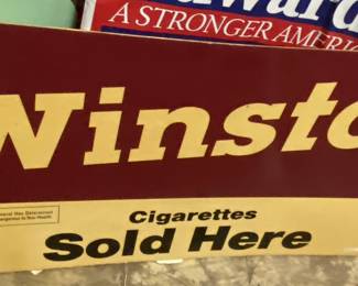 Winston Cigarettes Sign