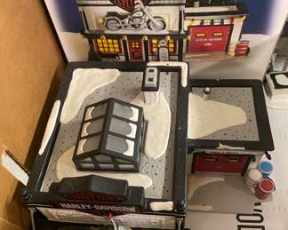 Department 56 Harley Davidson Garage