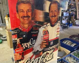Nascar Earnhardt Coca Cola Machine Front