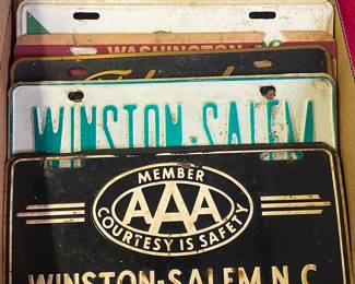 Old Winston Salem, N.C. City Tags