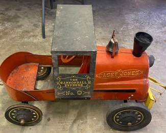 Old Casey Jones No. 9 Cannonball Express Pedal Car/Train