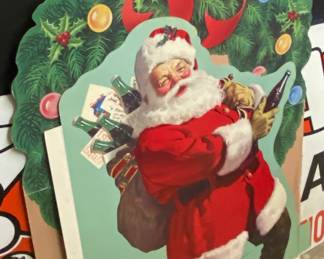 Coca Cola Santa Christmas Standee