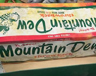 Mountain Dew Throwback Cans