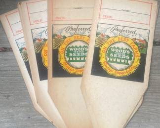 Old Wood's Tested Seeds Store Markers