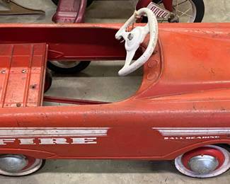 Vintage Pedal Fire Car