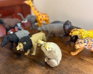 Plastic Zoo Animals 