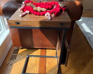 Wood Metal Folding Table 