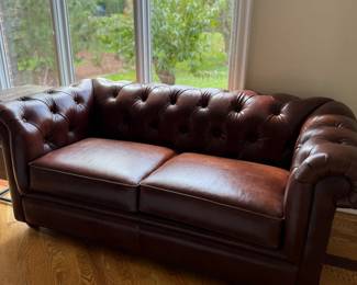 Pottery Barn Leather Sofa