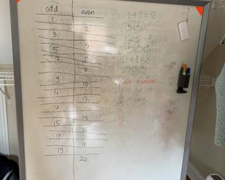 Rolling Dry Erase Board