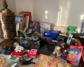 Electronics and Collectible Lamp
