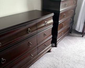 Fine wood bedroom set, couches, recliners and more