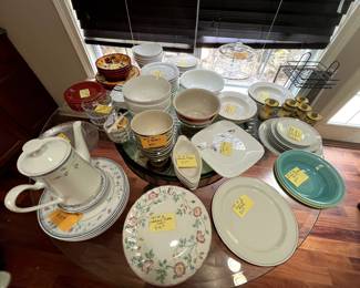 Various dish sets