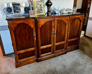 Vintage cabinet, entertainment center