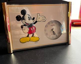 Vintage Seiko Mickey Mouse Desk Mantle Clock 
