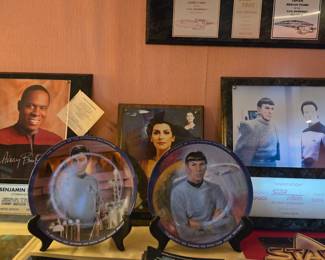 More Star Trek Memorabilia, including "Unification" with Spock and Data. Numbered 1650/2500