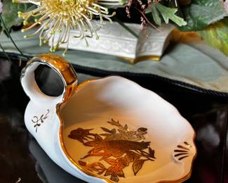 Vintage Armart Porcelain Cornucopia Dish