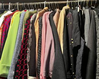 More women's sweaters, jackets and blazers