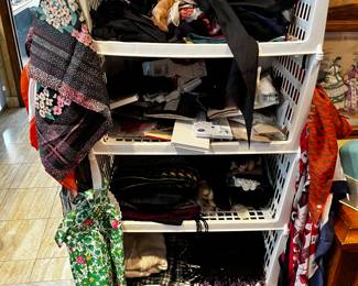 Scarves, new hosiery, gloves and hats