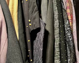 Women's blazers and sweaters