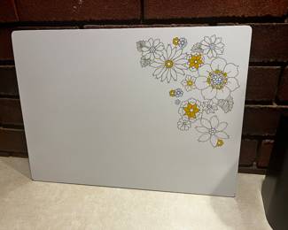 Vintage Corningware Floral Bouquet Cutting Board