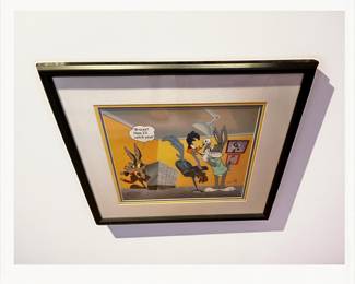 Bugs Bunny "Magnetism" Animation Cel Proof , Very Rare and one of 25 produced