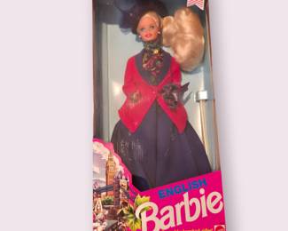 1991 English Barbie Dolls of the World