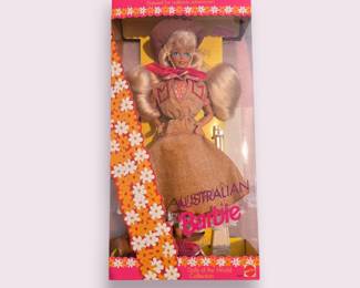 1992 Vintage Special Edition Australian Barbie Doll from Dolls of the World Collection