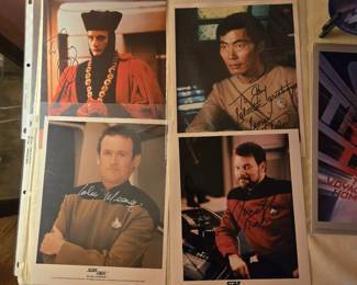 Signed Star Trek Photos