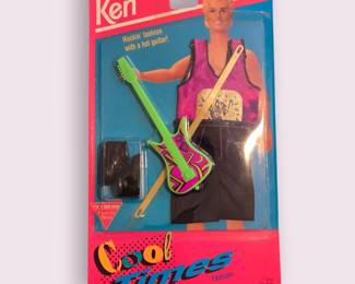 Vintage Mattel Ken Cool Times Rockin Fashion Doll Set #10740 1993