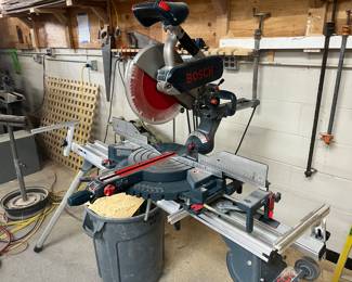 Bosch Miter saw and stand - $250
