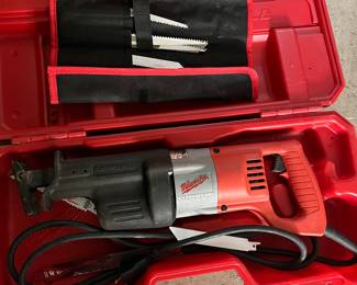 Milwaukee sawzall (w/ blade kit) $45