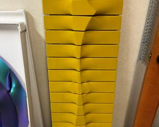 Original sculpture by Thomas Newhouse titled, “Finis.” Signed and dated (12/75) by Newhouse on back of sculpture.