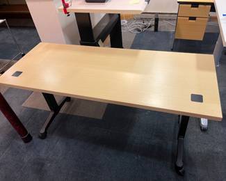 Herman Miller folding leg conference table.
