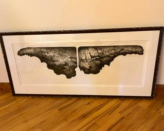 “Keweenaw Baroque; Lake Superior,” by Michigan artist Ladislav R. Hanka. Etching with aquatint and drypoint. Signed limited edition #24/100.