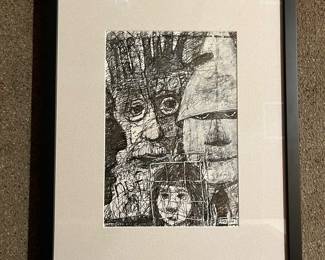 Graphite on paper by Kalamazoo artist Michael Dunn titled, “M Curious 133.”