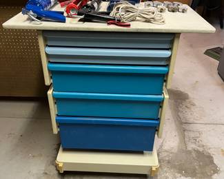 Herman Miller Milcare rolling storage cart.