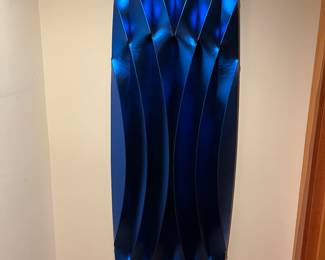 Original sculpture by Thomas Newhouse titled, “Reflections 5.” Signed and dated (2019) by Newhouse on back of sculpture.