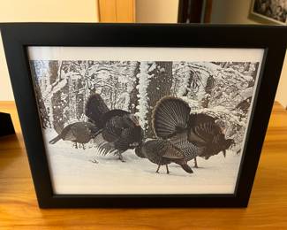 Large selection of framed art.