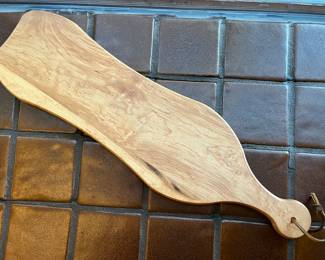 Wooden breadboard by Dave Stimac (L’Anse area).